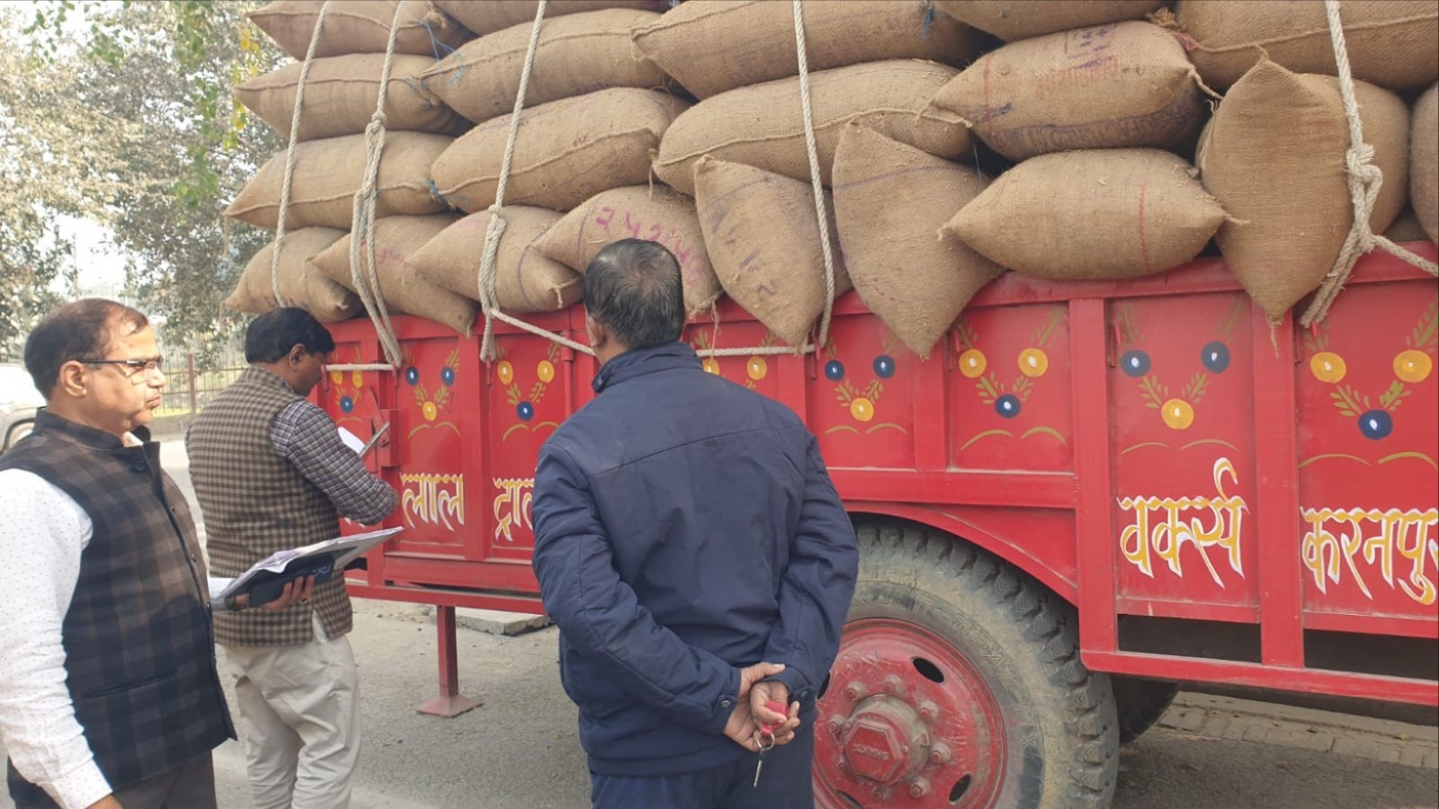raid at purchase center 28 trolleys seized