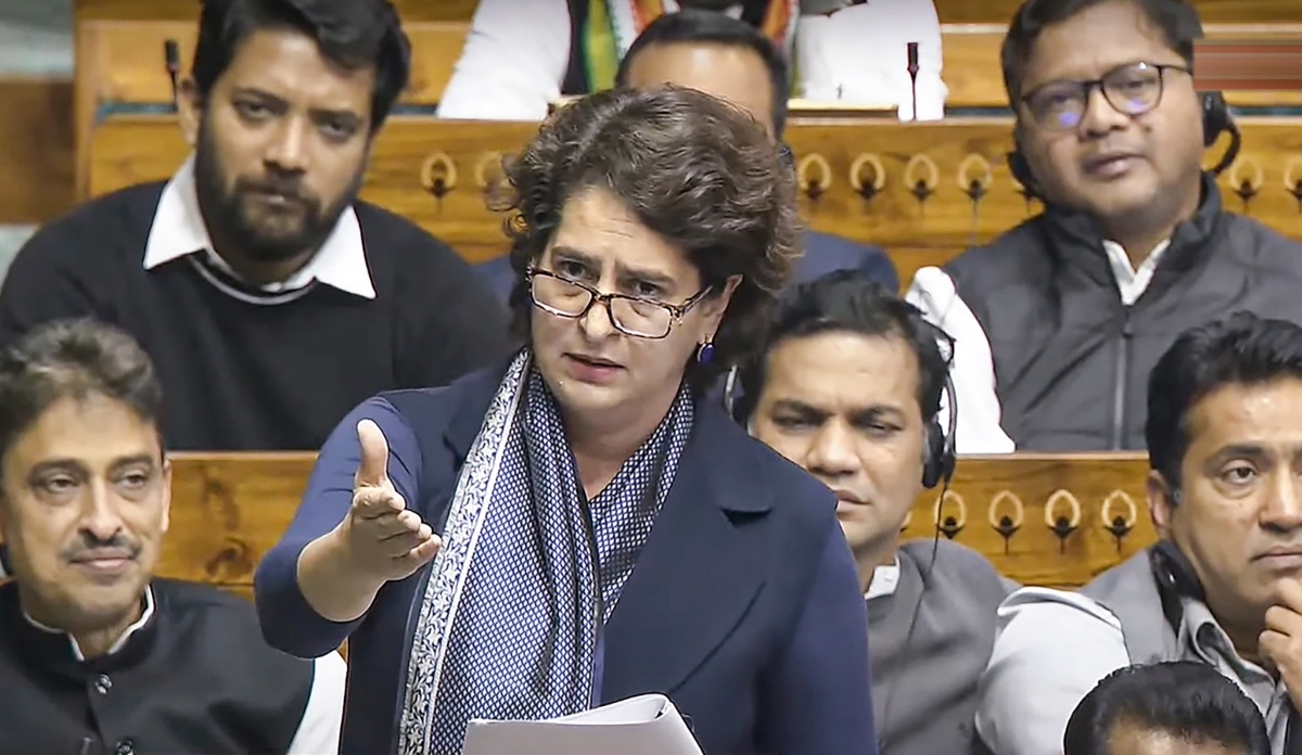 priyanka gandhi vande mataram attempt to divert attention from the real issues