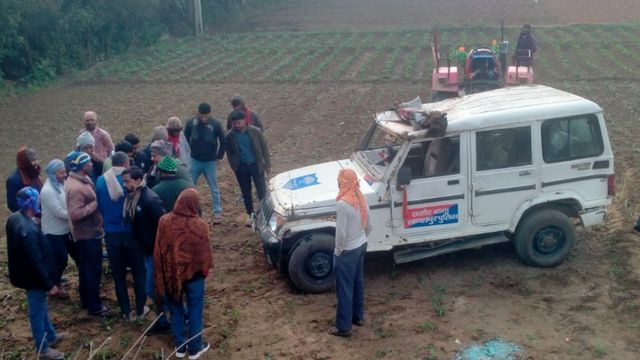 Bhagalpur News: सजौर थाने की पेट्रोलिंग गाड़ी पलटी, पांच जवान हुए घायल
