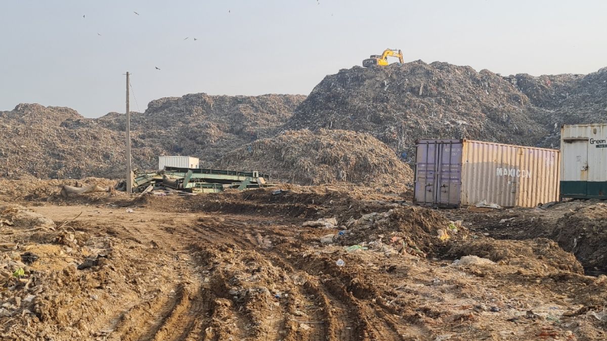landfill 1521 lakh ton waste disposal