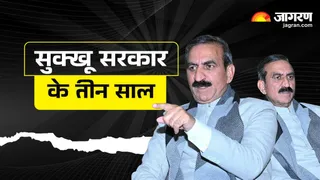 हिमाचल प्रदेश के मुख्यमंत्री सुखविन्द्र सिंह सुक्खू सरकार के तीन साल पर साक्षात्कार के दौरान। जागरण