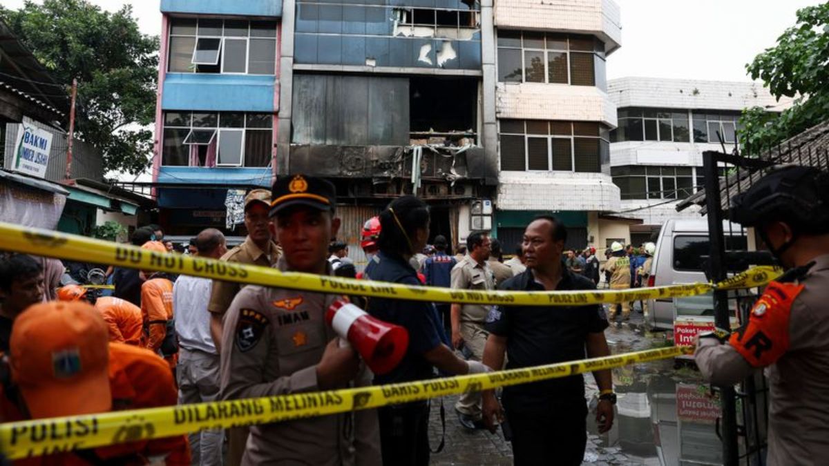 jakarta building fire 22 fatalities
