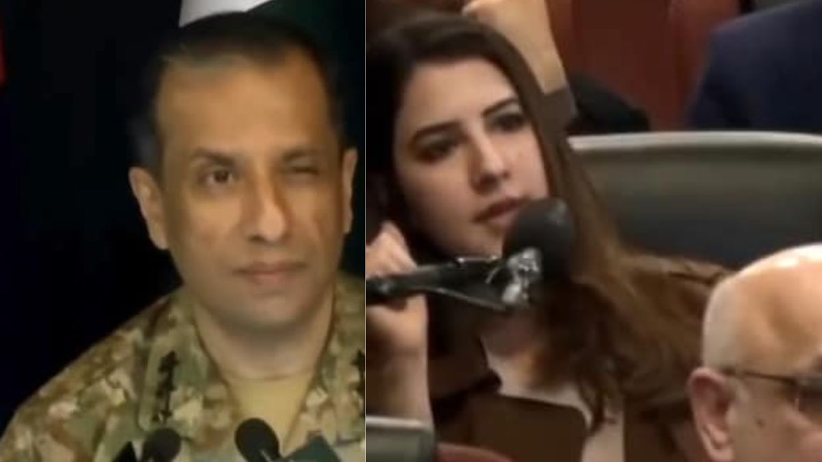 pakistan army spokesman winks at reporter during presser faces backlash