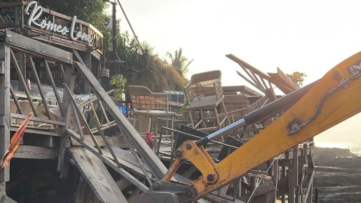 goa fire luther bros nightclub demolished