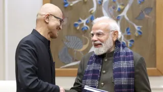सत्य नडेला ने पीएम मोदी से मुलाकात की।