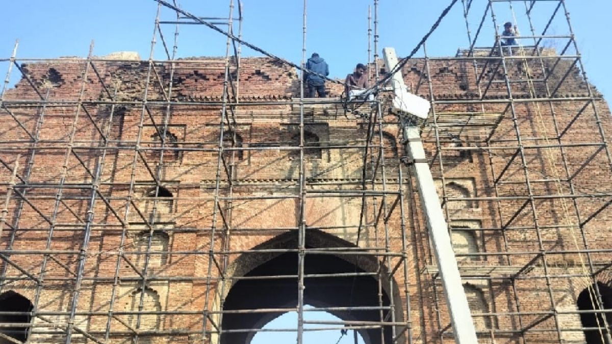 glory of saundhan fort will return rajasthani artisans are restoring its beauty