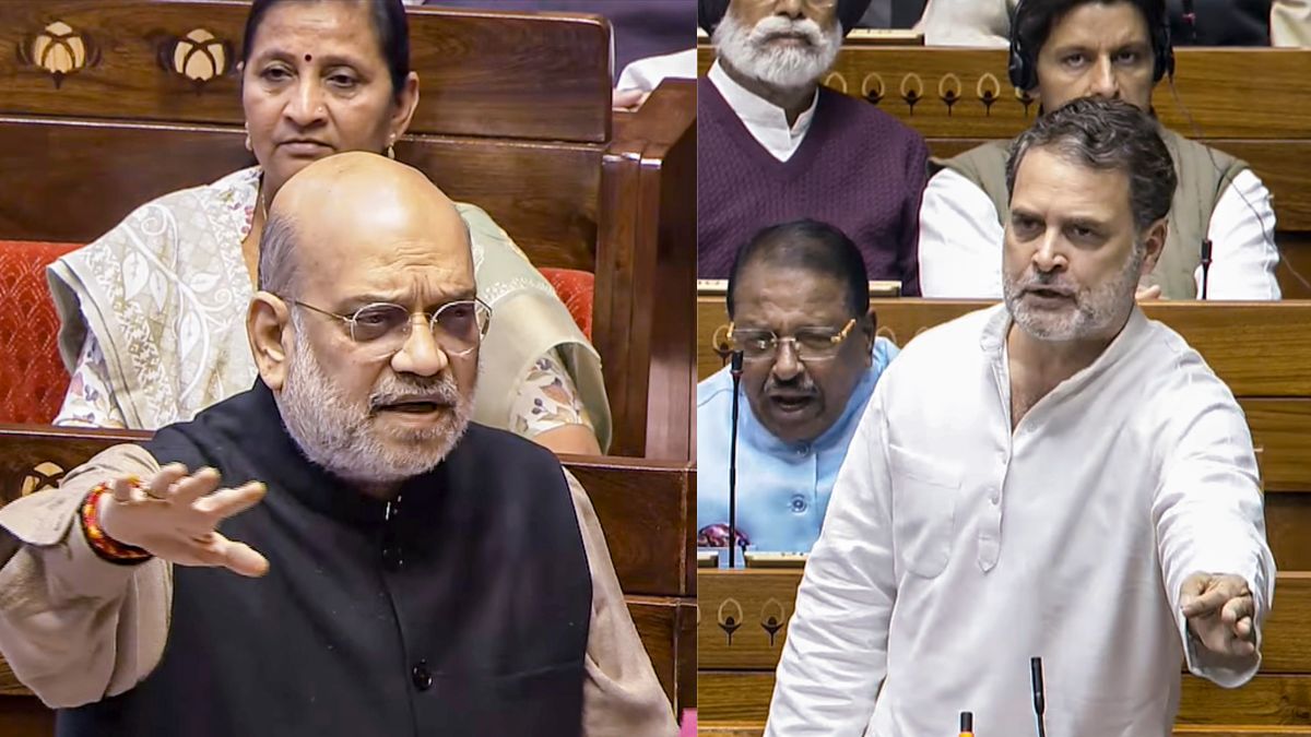you cant dictate order of my speech amit shah vs rahul gandhi in parliament on sir