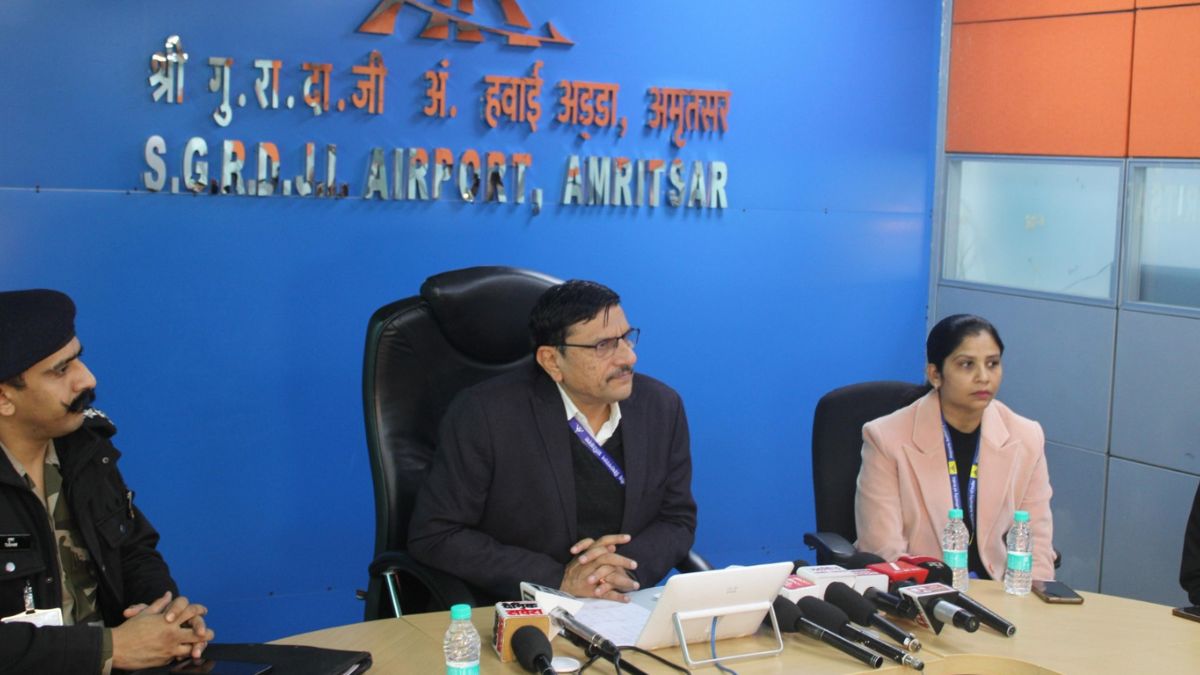 normal flight operations resume at amritsar airport