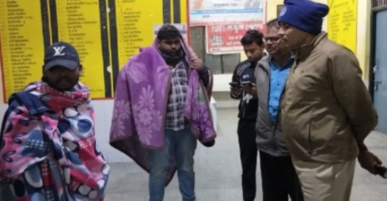 auraiya passenger died after slipping and getting stuck between train and platform