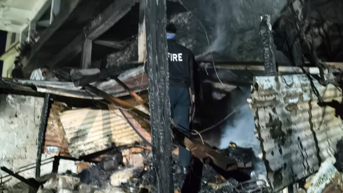 uttarakhand news fireworks used to scare away bears cowshed catches fire