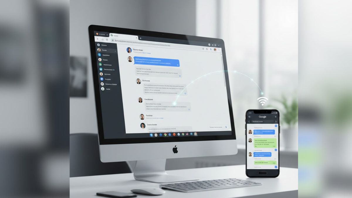 chat on pc or tablet this is how you can use google messages for web