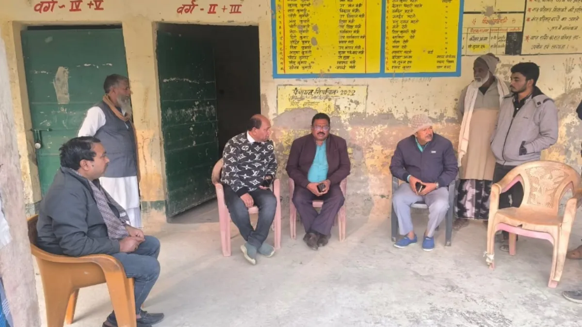 हाई कोर्ट के आदेश पर बिहार-झारखंड का शुरू हुआ सीमांकन, बैजनाथपुर दियारा पहुंचे अंचलाधिकारी