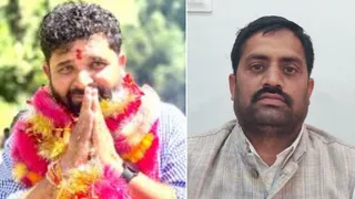 चुराह से भाजपा विधायक हंसराज और पार्टी नेता नरेश रावत। जागरण आर्काइव