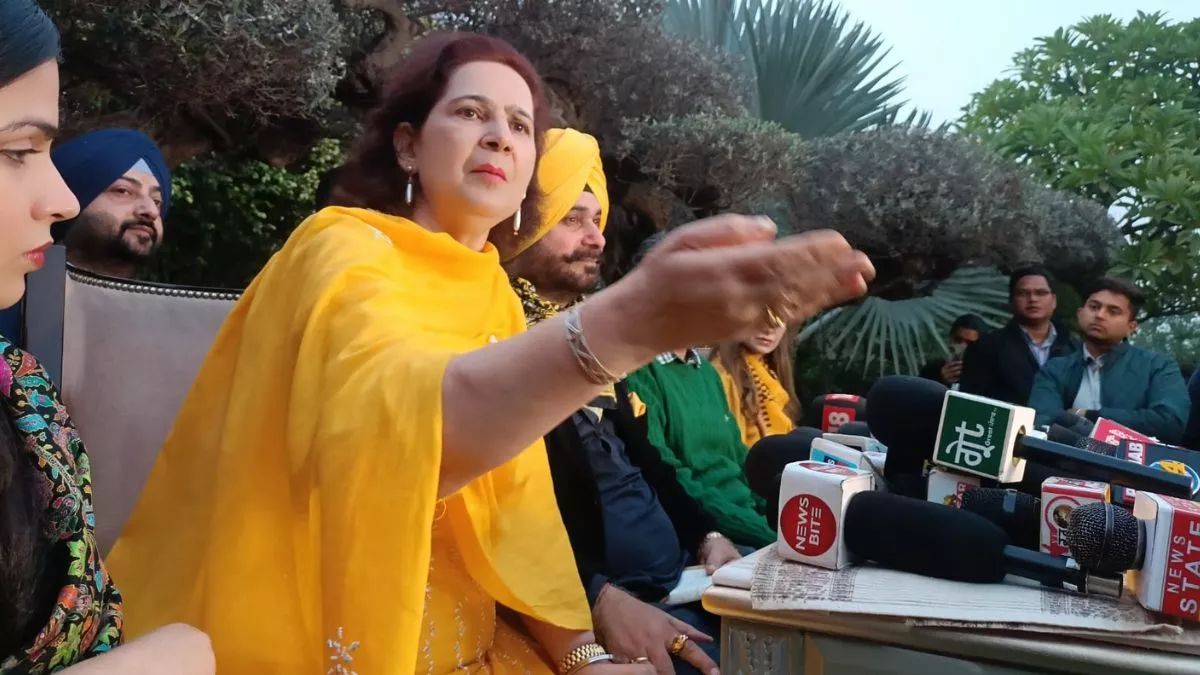we are with congress and will always be navjot kaur sidhu said on social media after sacked from congress punjab congress controversy