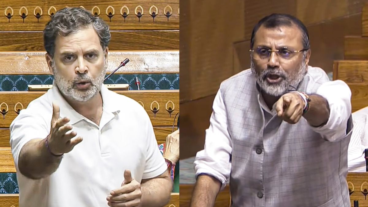 nishikant dubey slams rahul gandhi on election reform