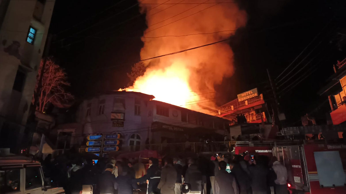 nainital building fire dm seeks investigation report on condition of britishera buildings and hydrants in nainital