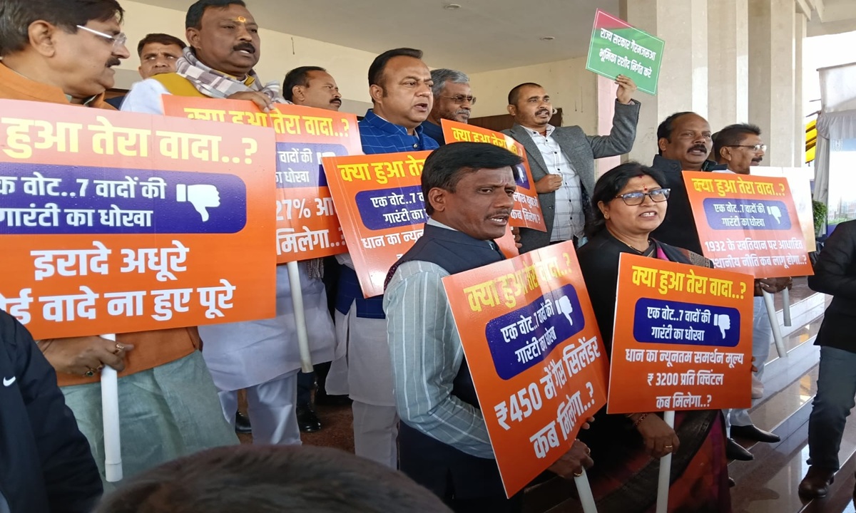 jharkhand bjp attacks govt over local policy