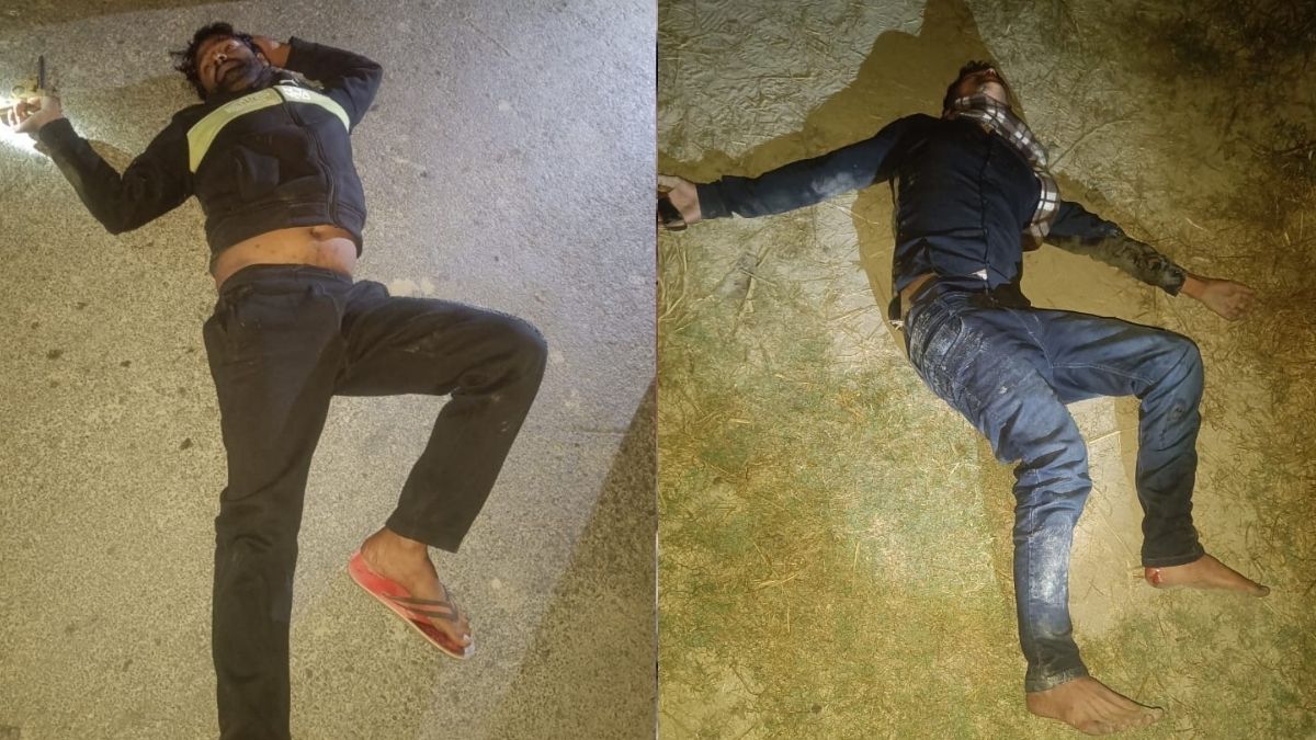 aligarh police encounter with miscreants two arrests shot on legs