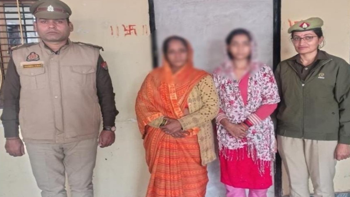 accused mother in law was jailed along with her wife and one and a half year old child for suicide by hanging in varanasi