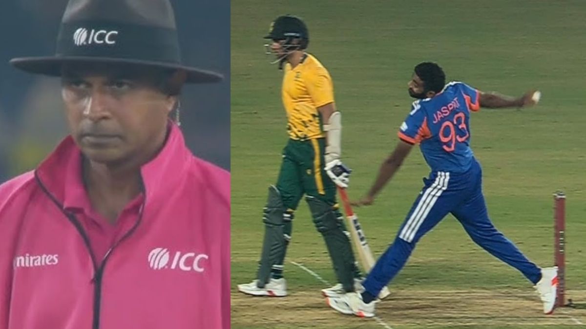 jasprit bumrah no ball controversy on his 100th t20i wicket is umpire massive no ball blunder benefit india