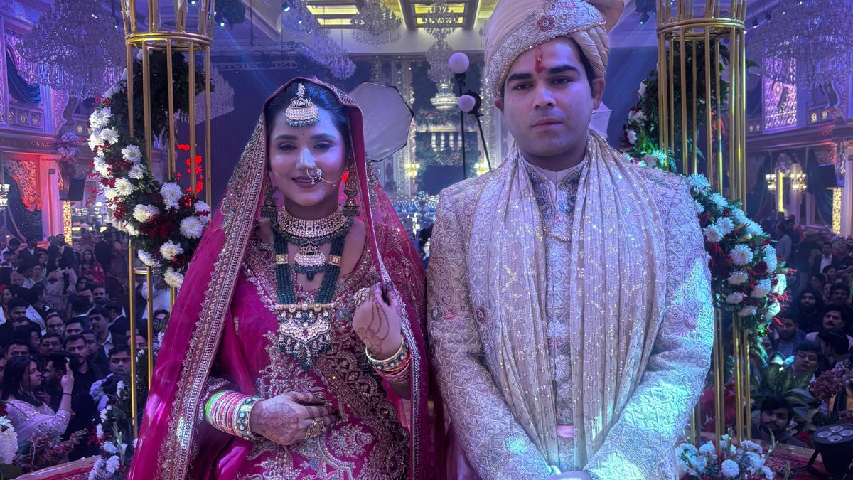 former minister ramveer s son chirag and nidhi tied the knot