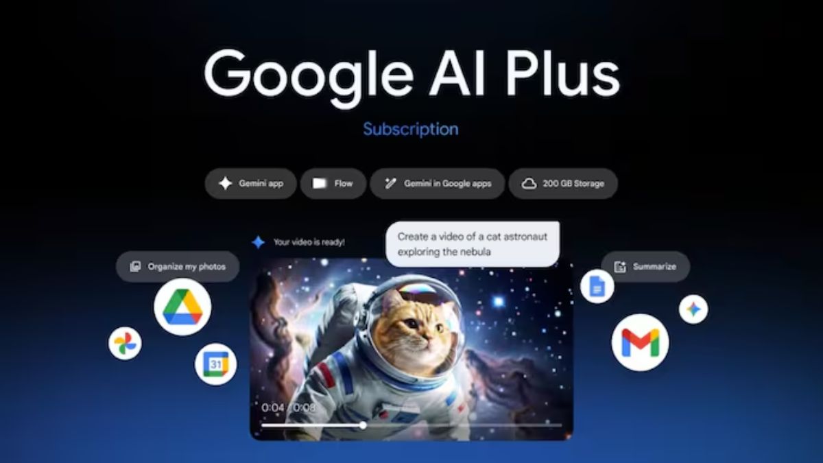 google ai plus plan launched in india with nano banana pro access 200gb cloud storage