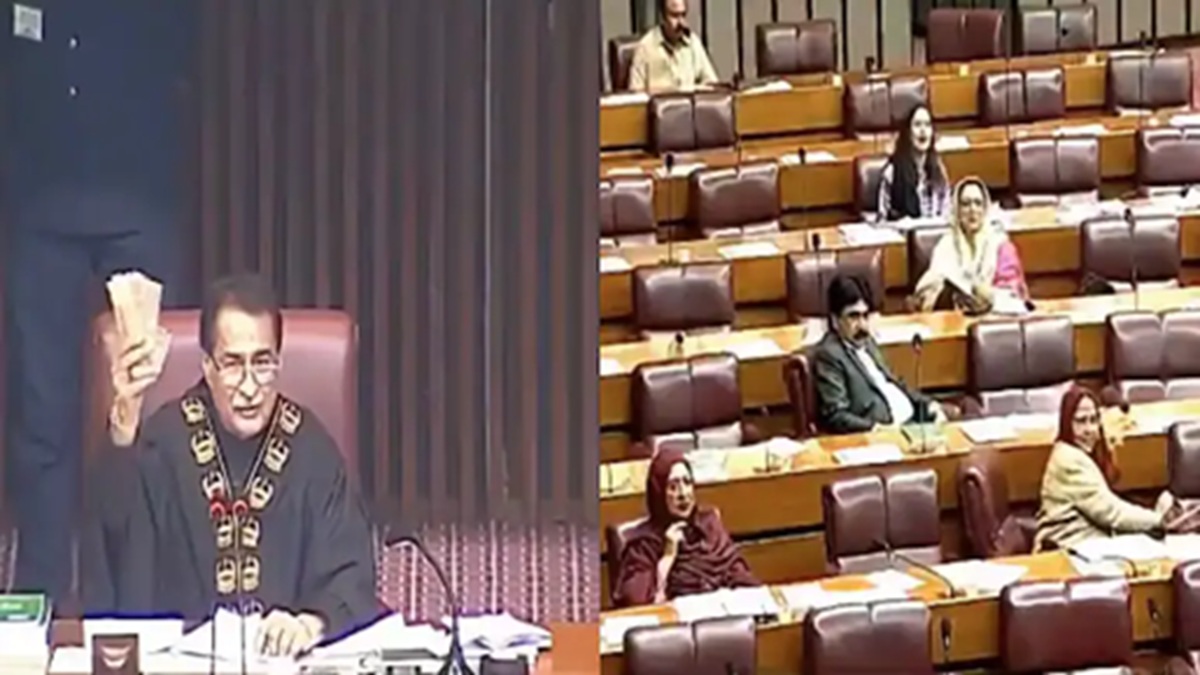 whose money is this pakistani speaker waves currency notes 12 mps stake claim to it