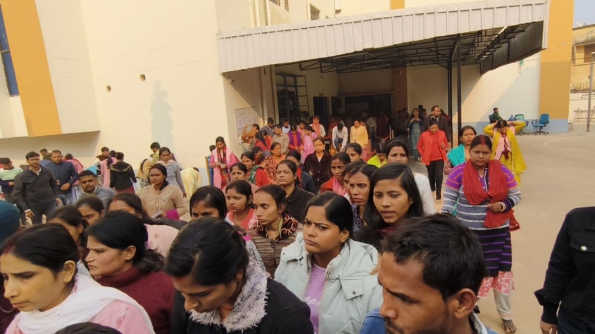 uproar over mangalsutra removal at exam center in munger