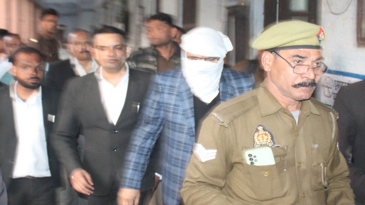 meerut news vikas tyagi remand granted in prostitution case sent to jail under police protection