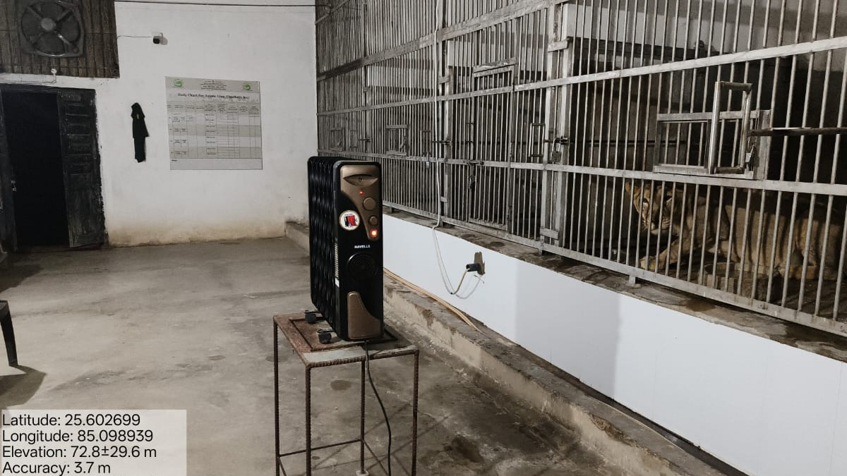 patna zoo winter care for animals