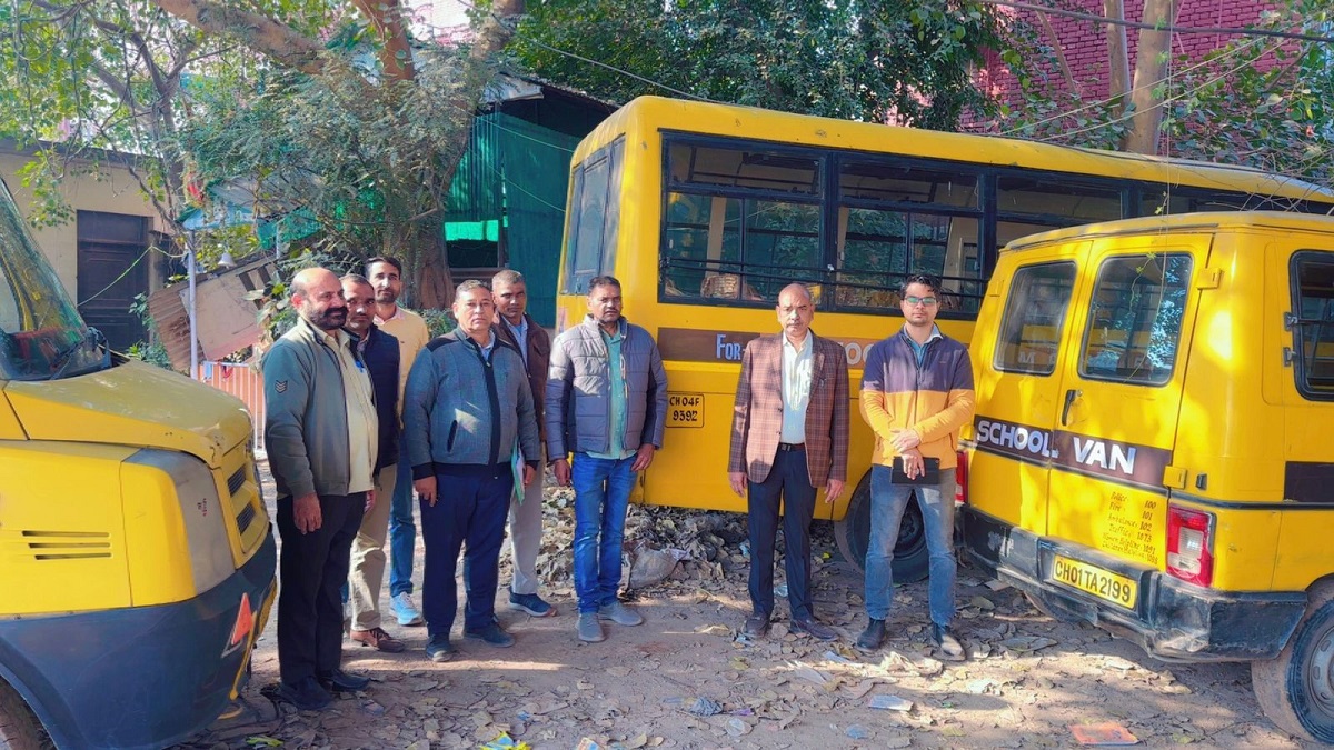 panchkula school bus violations addressed