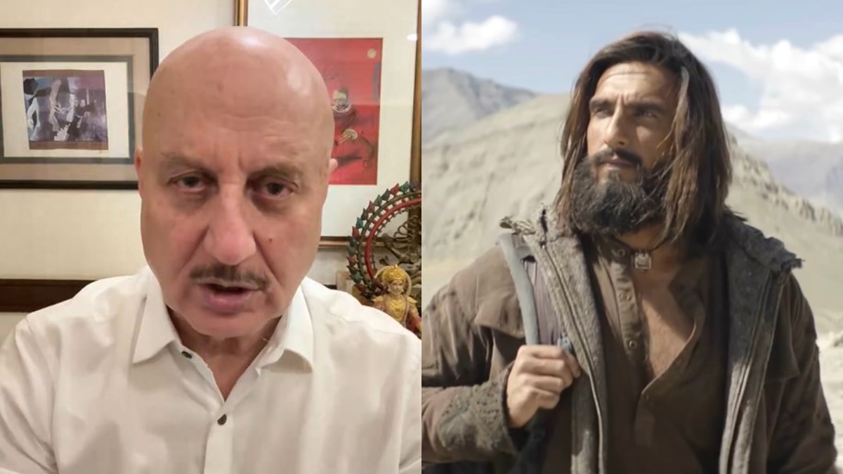 anupam kher reviews dhurandhar and call aditya dhar to say mata chad gayi hai kya