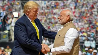 प्रधानमंत्री नरेंद्र मोदी और अमेरिकी राष्ट्रपति डोनल्ड ट्रंप। (पीटीआई)