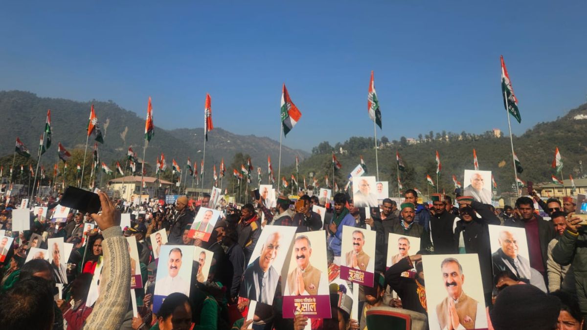 mandi rally sukhu govt ministers attacking on bjp leaders for disaster fund and change trend