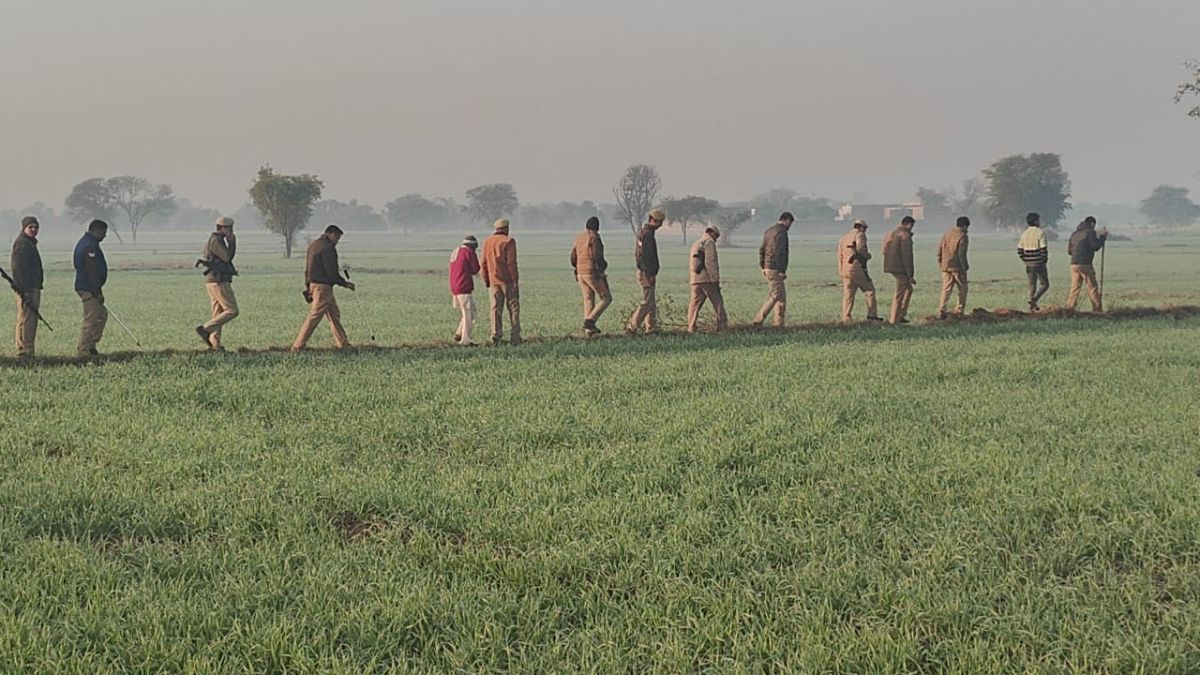 goverdhan villages now like jamtara mathura police search operation for cyber thugs