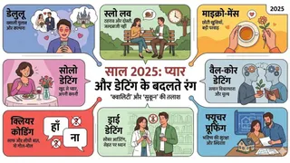 Year Ender 2025: डेटिंग की दुनिया में इस साल क्या-क्या बदला (Image Source: AI-Generated)