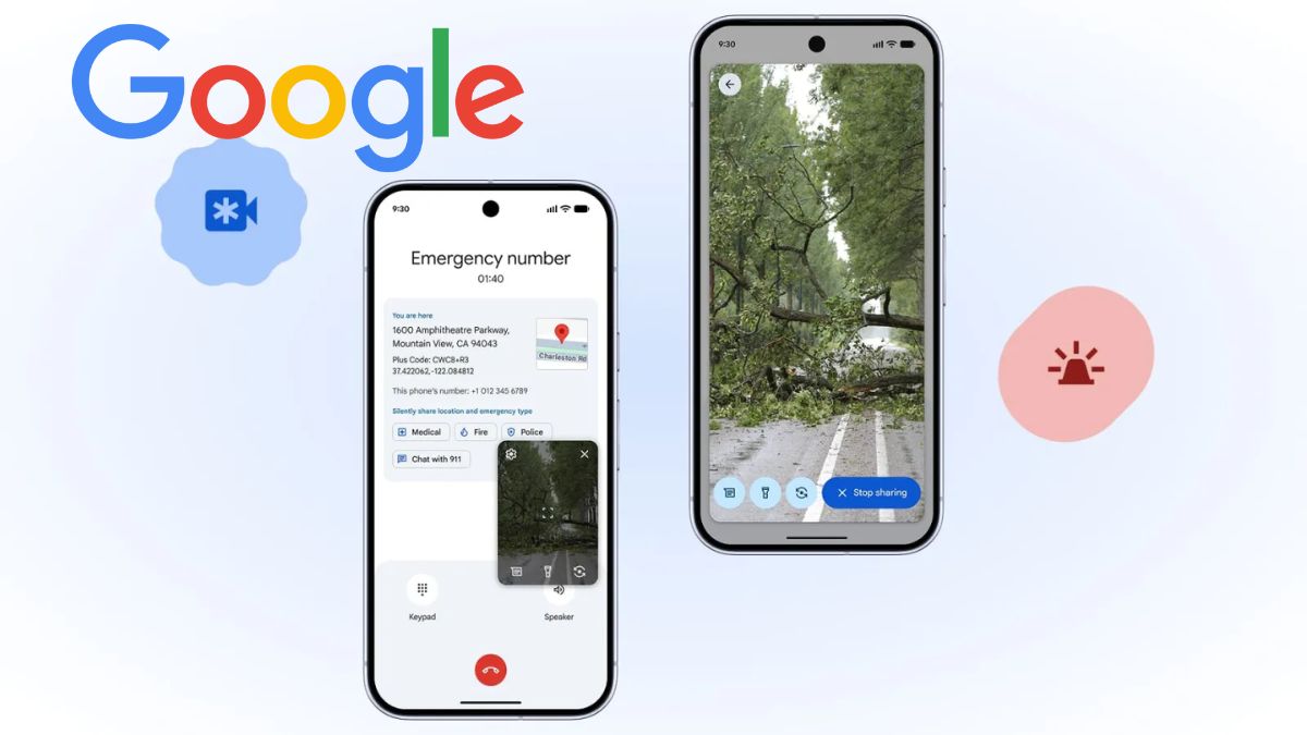 android users can now share live video in emergencies
