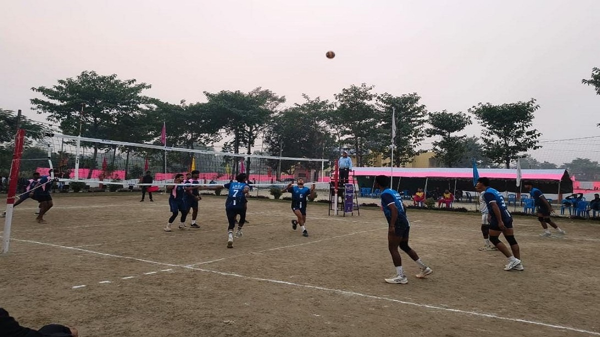 mithila university emerged victorious in the east zone inter university men volleyball tournament