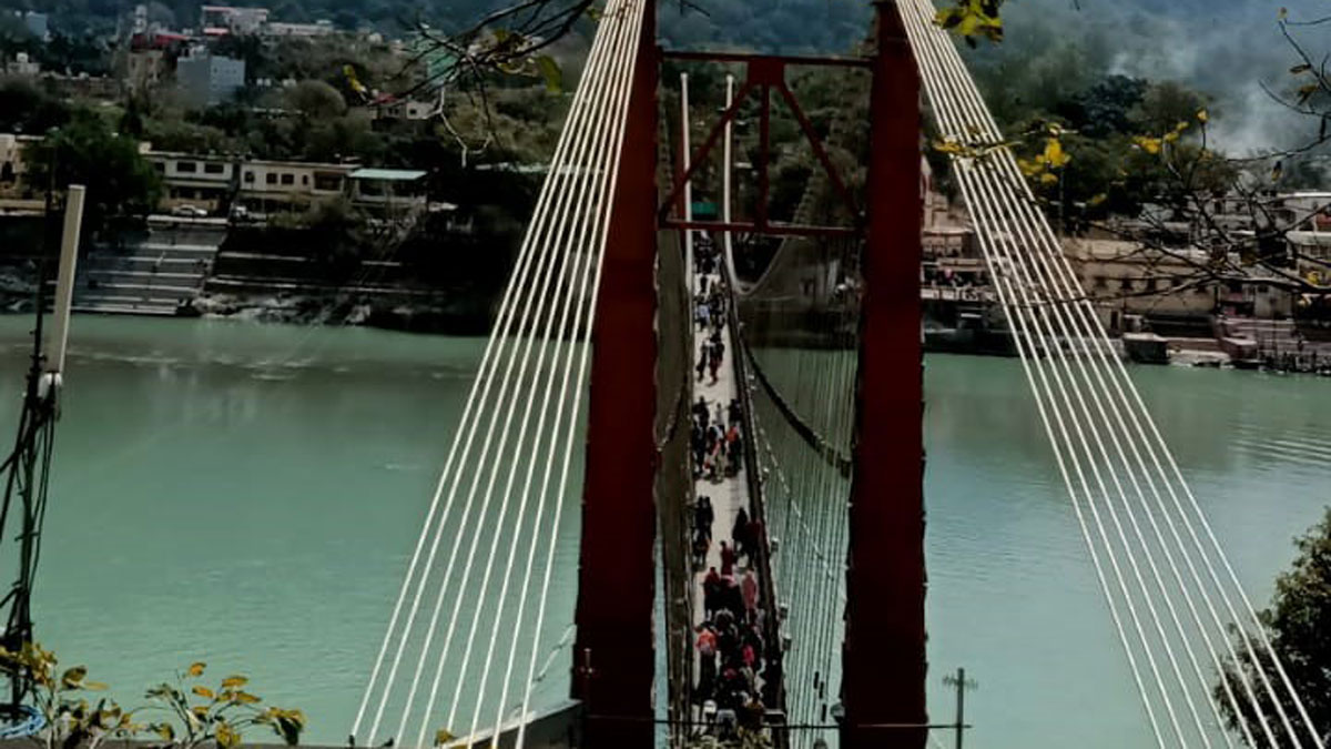 rishikesh ramjhula bridge will remain closed for traffic for one year for construction