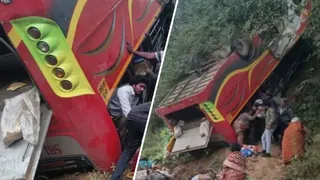 आंध्र प्रदेश में बड़ा हादसा। (फोटो- सोशल मीडिया)