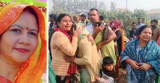 घटनास्थल पर रोते बिलखते अर्चना के स्वजन। जागरण