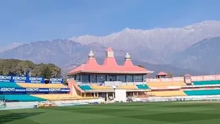 एचपीसीए का धर्मशाला क्रिकेट स्टेडियम। जागरण