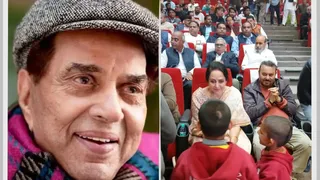 वृंदावन में Dharmendra की प्रार्थना सभा में मौजूद सांसद Hema Malini। जागरण