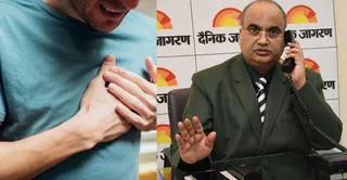 दैनिक जागरण के हेलो डाक्टर में पाठकों के सवालों का जवाब देते हृदय रोग संस्थान के निदेशक प्रो. राकेश वर्मा । जागरण