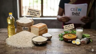 अनाज पर अत्यधिक निर्भरता से घट रही प्रोटीन की गुणवत्ता (AI Generated Image)