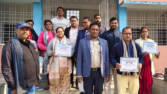 टीएलएम मेले में दाई बिगहा विद्यालय अव्वल, नवादा के शिक्षकों की नवाचारी पहल को सराहना