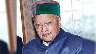 हिमाचल प्रदेश के पूर्व मुख्यमंत्री वीरभद्र सिंह का फाइल फोटो।