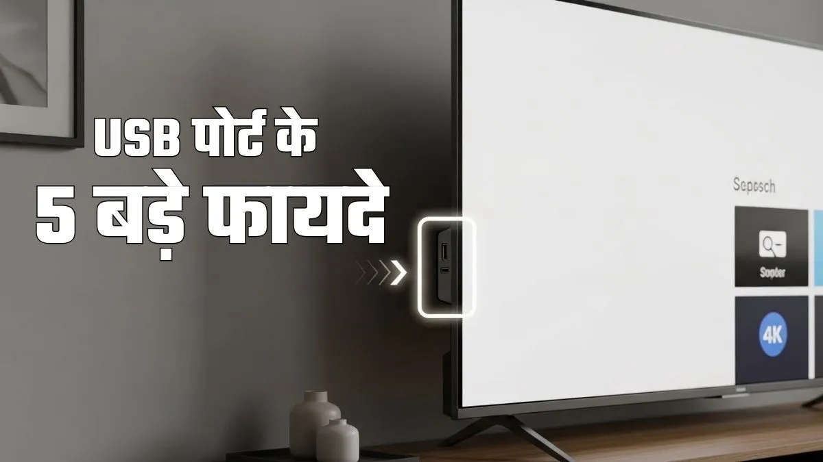  सिर्फ पेन ड्राइव नहीं, टीवी के USB पोर्ट के 5 बड़े फायदे; लास्ट वाला तो सबसे जबरदस्त