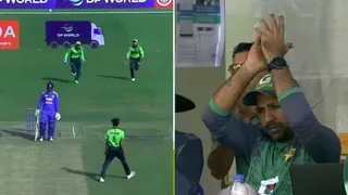 कॉट एंड बोल्ड हुए वैभव सूर्यवंशी।
