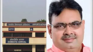 Rajasthan CM भजन लाल शर्मा के हेलीकॉप्टर की Agra Airport पर आपात लैंडिंग हुई।